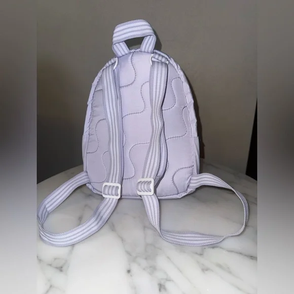 Adidas Liner Mini Backpack NWT Purple Tint /White light lilac - Picture 4 of 9